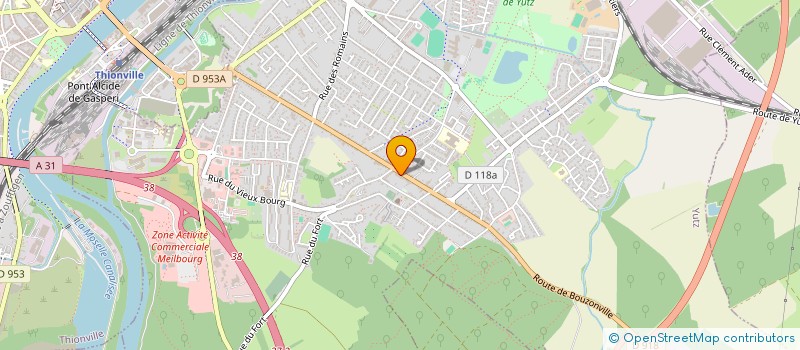 localisation de l'entreprise SCI FRANEL IMMO  YUTZ