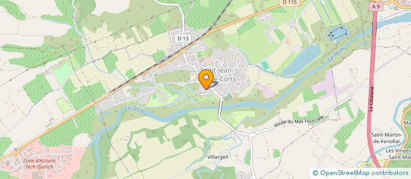 localisation de l'entreprise SCI FRANER  SAINT-JEAN-PLA-DE-CORTS