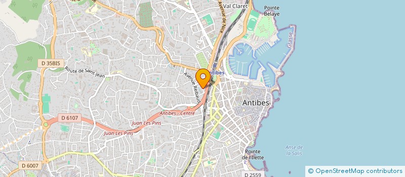 localisation de l'entreprise SCI FRANEST à ANTIBES