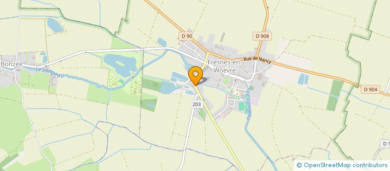 localisation de l'entreprise SCI FRANGE - TOORI à FRESNES-EN-WOEVRE
