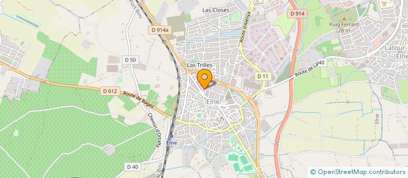 localisation de l'entreprise SCI FRANGEDOM  ELNE