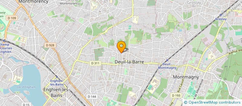 localisation de l'entreprise SCI FRANGIFI  DEUIL-LA-BARRE