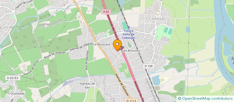 localisation de l'entreprise SCI FRANGIJO  CADAUJAC