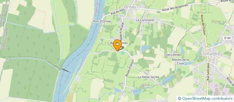 localisation de l'entreprise SCI FRANGINS  ORMES