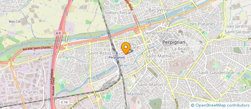 localisation de l'entreprise SCI FRANGUI  PERPIGNAN