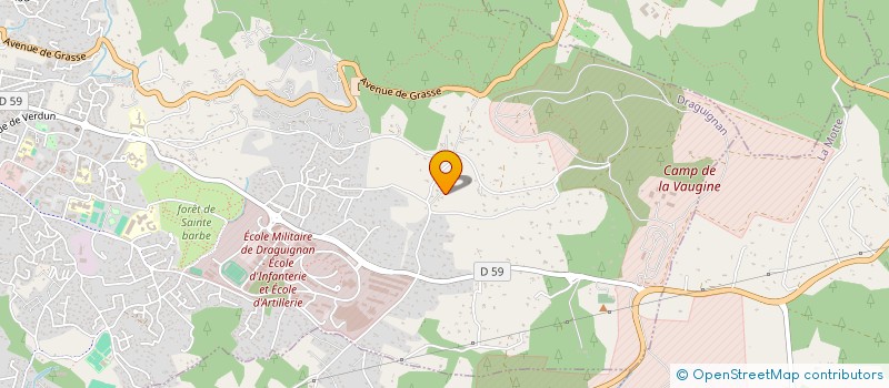 localisation de l'entreprise SCI FRANGUY à DRAGUIGNAN