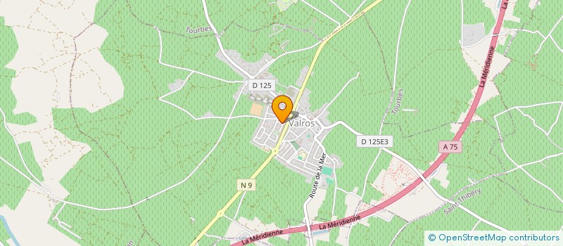 localisation de l'entreprise SCI FRANGUY  VALROS