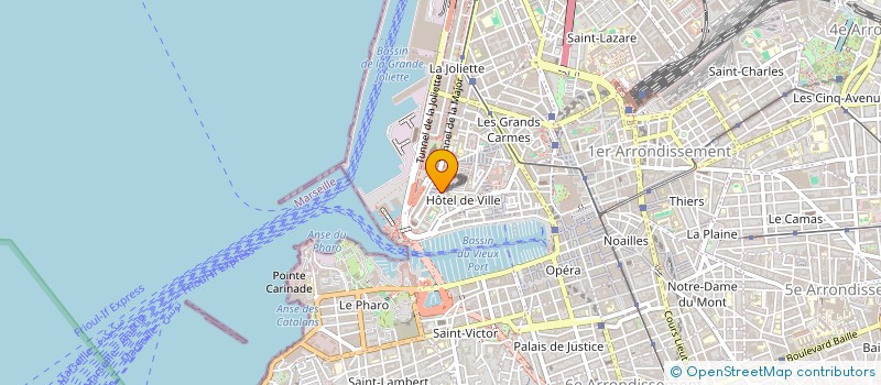 localisation de l'entreprise SCI FRANGUYCAL  MARSEILLE