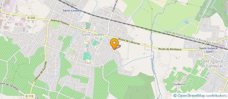 localisation de l'entreprise SCI FRANI  SAINT-LOUBES