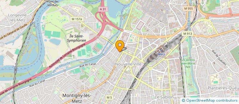 localisation de l'entreprise SCI FRANIATTE  METZ