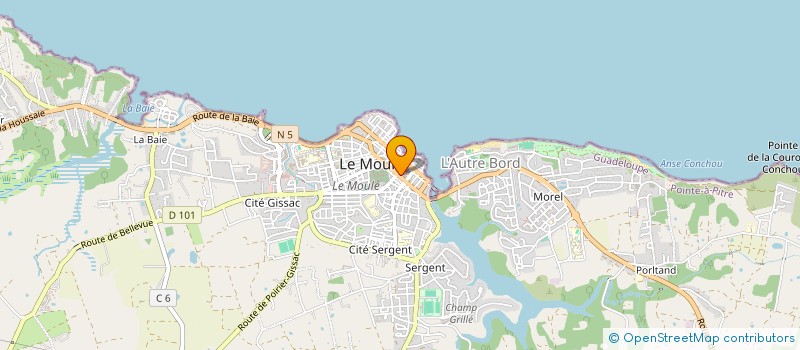 localisation de l'entreprise SCI FRANICO à LE MOULE