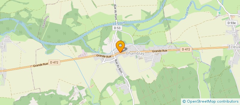 localisation de l'entreprise SCI FRANICO  CHAMBLAY