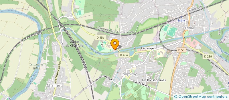 localisation de l'entreprise SCI FRANIE  COUPVRAY