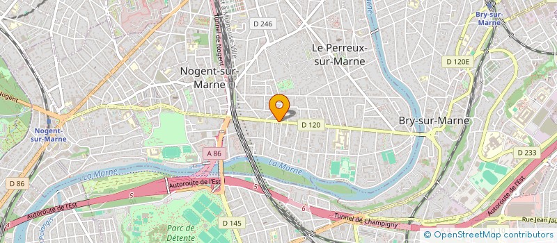 localisation de l'entreprise SCI FRANIRIB à LE PERREUX-SUR-MARNE