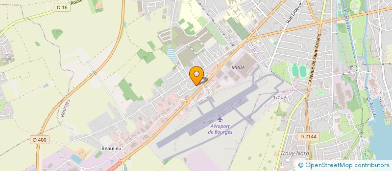 localisation de l'entreprise SCI FRANISA  BOURGES