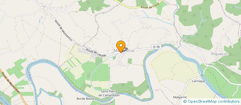 localisation de l'entreprise SCI FRANITAL  MONTASTRUC