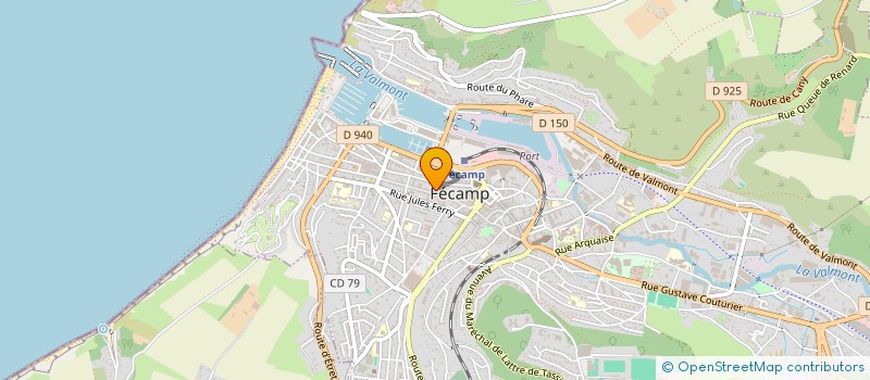 localisation de l'entreprise SCI FRANJAC  FECAMP