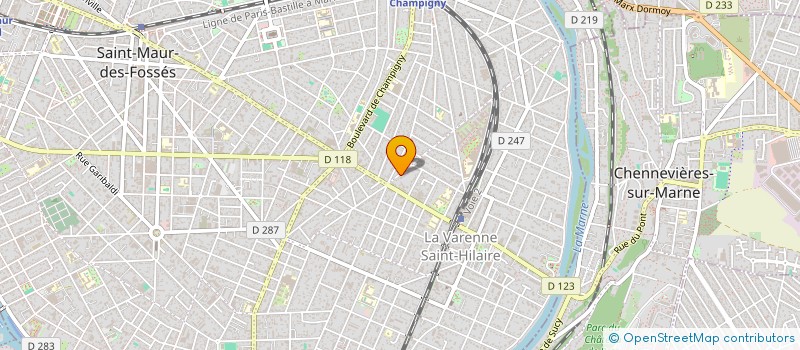 localisation de l'entreprise SCI FRANJAN à SAINT-MAUR-DES-FOSSES