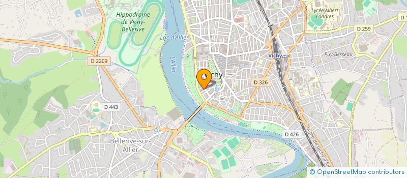 localisation de l'entreprise SCI FRANJEN à VICHY