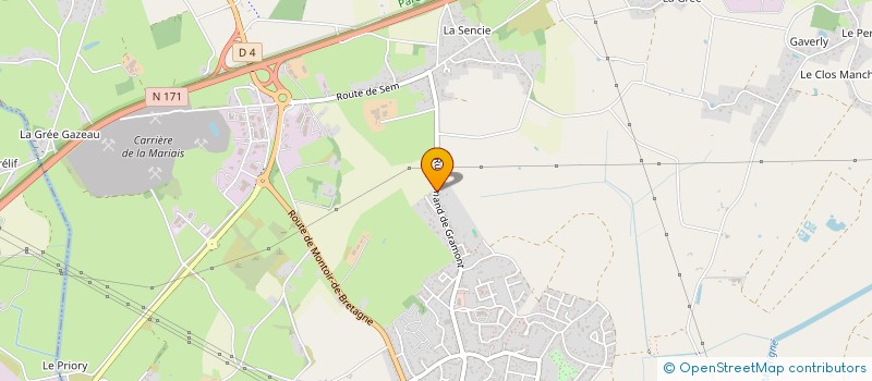 localisation de l'entreprise SCI FRANKA  DONGES