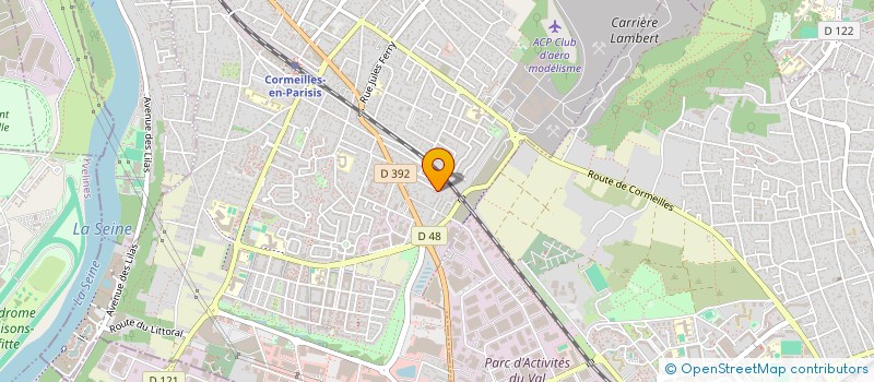 localisation de l'entreprise SCI FRANKLIN  CORMEILLES-EN-PARISIS