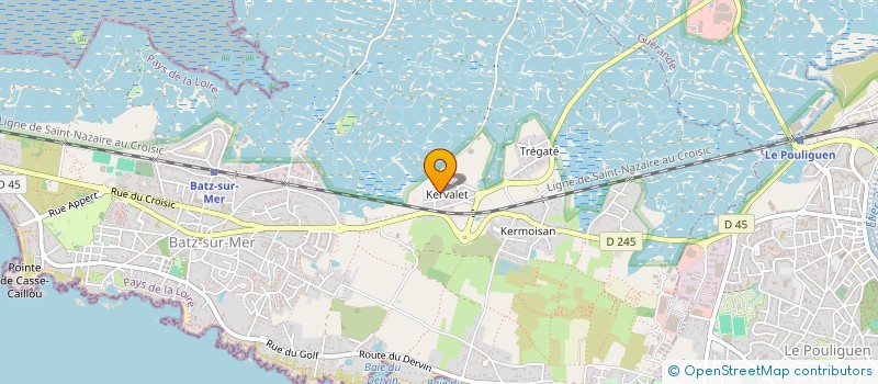 localisation de l'entreprise SCI FRANKLIN  BATZ-SUR-MER