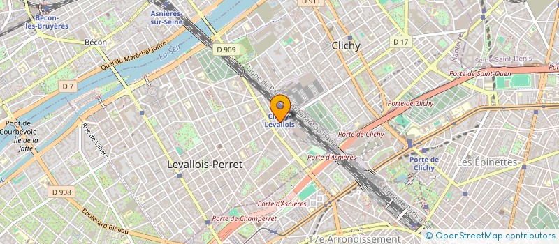 localisation de l'entreprise SCI FRANKLIN à LEVALLOIS-PERRET