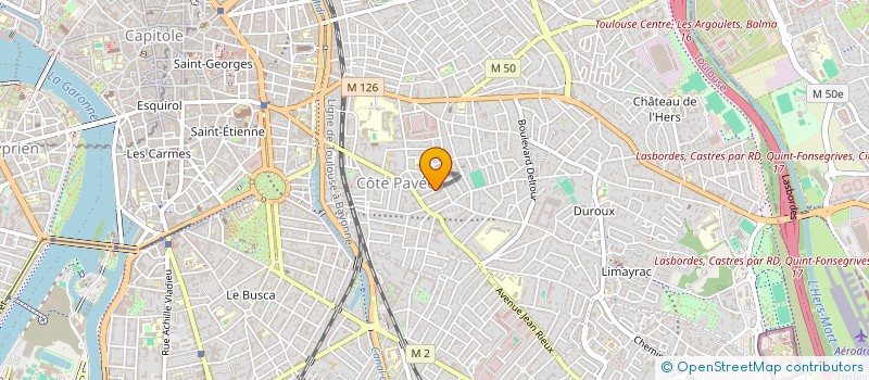 localisation de l'entreprise SCI FRANKLIN à TOULOUSE