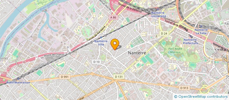 localisation de l'entreprise SCI FRANKLIN  NANTERRE