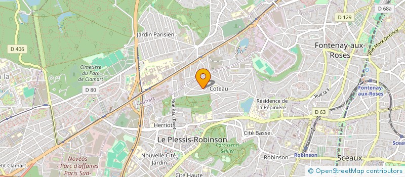 localisation de l'entreprise SCI FRANKLIN  LE PLESSIS-ROBINSON
