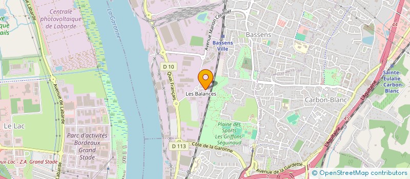 localisation de l'entreprise SCI FRANKLIN  BASSENS