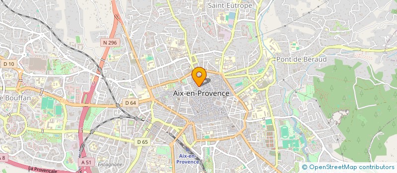 localisation de l'entreprise SCI FRANKLIN à AIX-EN-PROVENCE