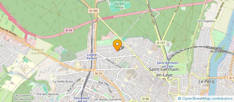 localisation de l'entreprise SCI FRANKLIN  SAINT-GERMAIN-EN-LAYE