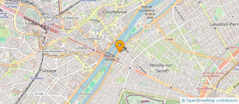 localisation de l'entreprise SCI FRANKLIN PAUL DOUMER à NEUILLY-SUR-SEINE