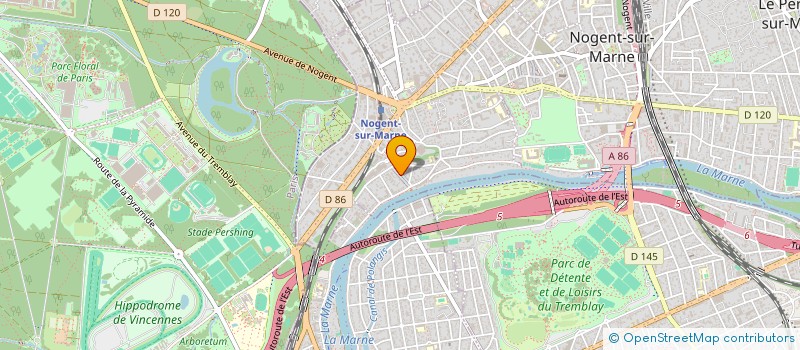 localisation de l'entreprise SCI FRANKLIN ROOSEVELT  NOGENT-SUR-MARNE