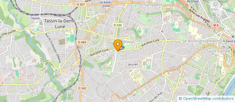 localisation de l'entreprise SCI FRANKLIN ROOSEVELT  LYON