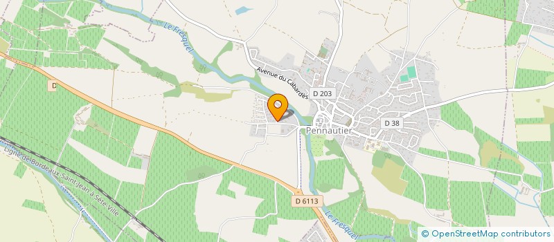 localisation de l'entreprise SCI FRANKLIN ROOSEVELT  PENNAUTIER