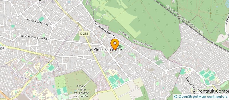 localisation de l'entreprise SCI FRANKY à LE PLESSIS-TREVISE