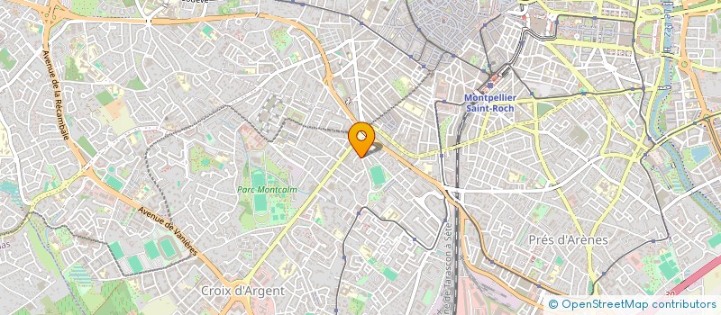 localisation de l'entreprise SCI FRANLAUR à MONTPELLIER