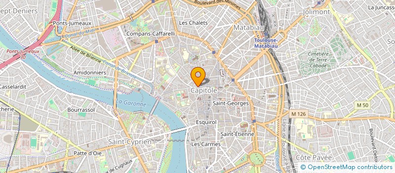 localisation de l'entreprise SCI FRANLAUR à TOULOUSE