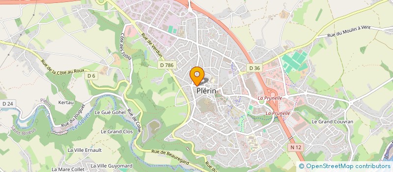 localisation de l'entreprise SCI FRANLENI  PLERIN