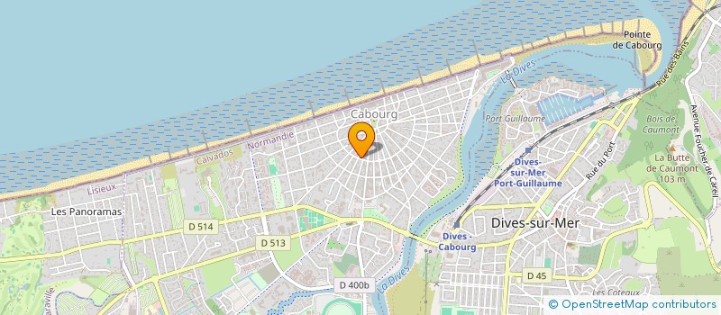 localisation de l'entreprise SCI FRANLIA  CABOURG