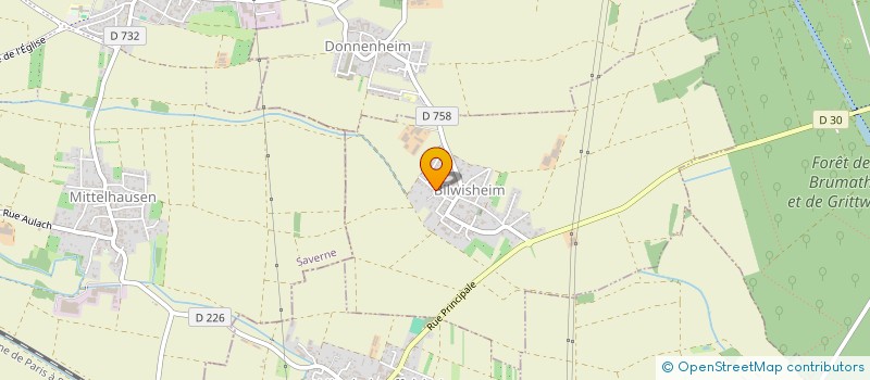 localisation de l'entreprise SCI FRANLOU  BILWISHEIM