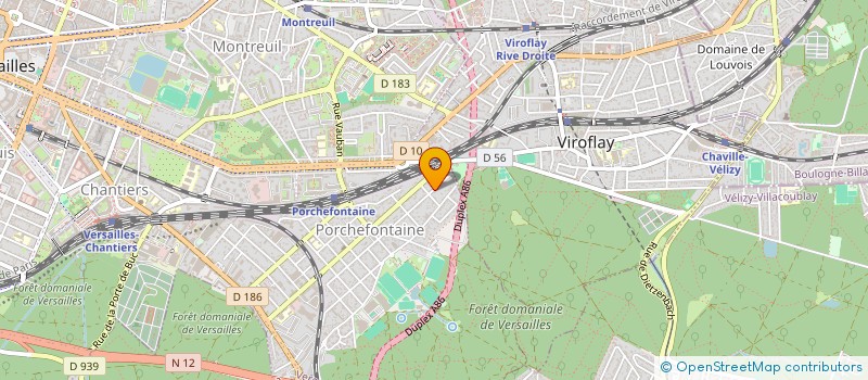 localisation de l'entreprise SCI FRANMART à VERSAILLES