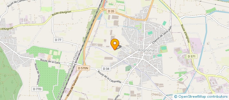 localisation de l'entreprise SCI FRANO  ROGNONAS