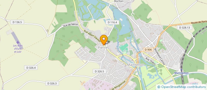 localisation de l'entreprise SCI FRANOLA à PIERRES