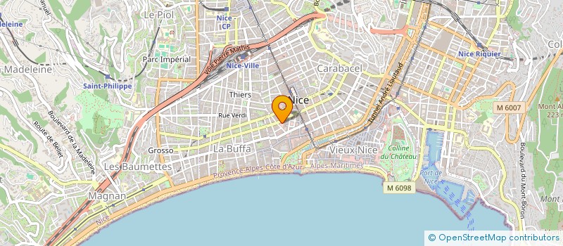 localisation de l'entreprise SCI FRANOR  NICE