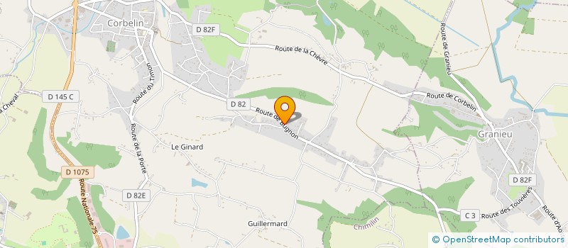 localisation de l'entreprise SCI FRANPAT  CORBELIN