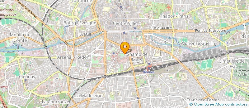 localisation de l'entreprise SCI FRANPHI III  RENNES