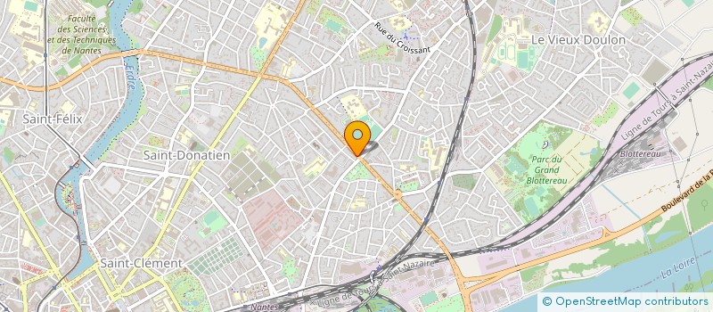 localisation de l'entreprise SCI FRANPIBA à NANTES